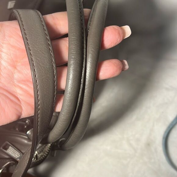 Rebecca Minkoff Gray Leather Satchel - Picture 16 of 16